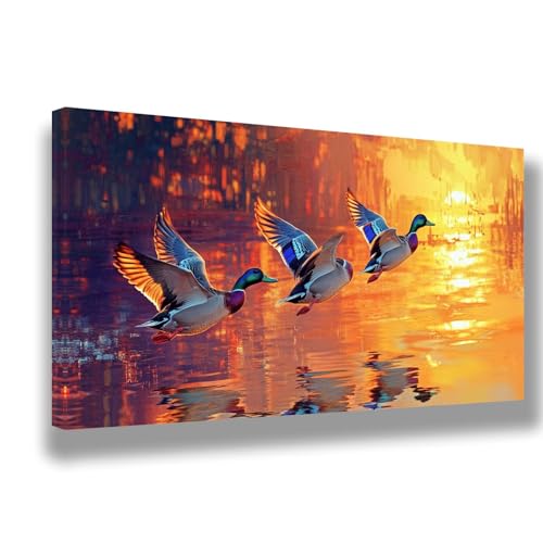 Malen Nach Zahlen Erwachsene Sonnenuntergang Malen Nach Zahlen Tier Bild Malen-Nach-Zahlen,DIY ölgemäLde Kit für Anfänger Kinder,Lustige Geschenke für Geburtstag,Weihnachten,50x100cm(No Rahmen)1623-W von Feeaxeae