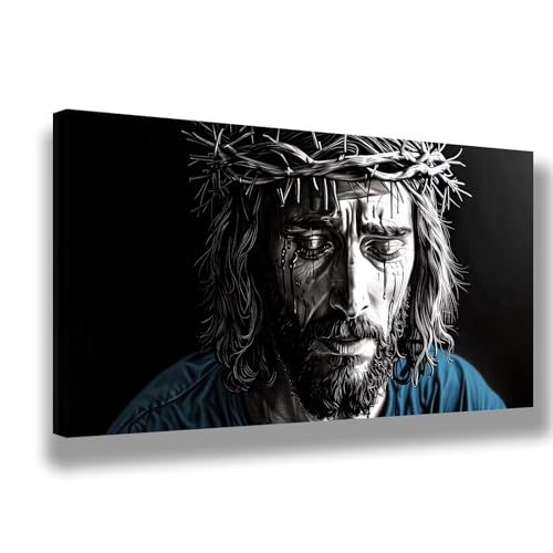 Malen Nach Zahlen Kinder Religion Malen Nach Zahlen ab 7 8 9 10 Jahre Mädchen und Junge,DIY Handgemalt Ölgemälde Kit für Erwachsene Anfänger,Geschenke für Frauen,Home Decoration 90x180cm,Jesus,1538-W von Feeaxeae