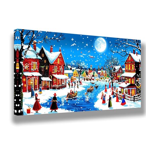 Malen Nach Zahlen Kinder Weihnachten Malen Nach Zahlen ab 7 8 9 10 Jahre Mädchen Junge,Malen-Nach-Zahlen Kreativ Set für Erwachsene Anfänger,Geschenke für Frauen,Home Decoration 90x180cm,Winter,302-W Malen Nach Zahlen Kinder Weihnachten Malen Nach Zahlen ab 7 8 9 10 Jahre Mädchen Junge,Malen-Nach-Zahlen Kreativ Set für Erwachsene Anfänger,Geschenke für Frauen,Home Decoration 90x180cm,Winter,302-W von Feeaxeae