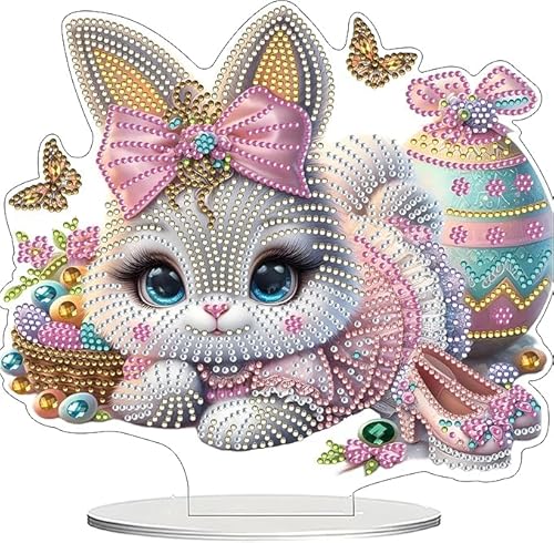 Feegela 5D Diamond Painting Aufsteller, Diamond Painting Tischdeko, DIY Diamant Painting Erwachsene, Bastelset Diamantmalerei Kinder Mädchen für AnfäNger, Familie Deko, Geschenk von Feegela