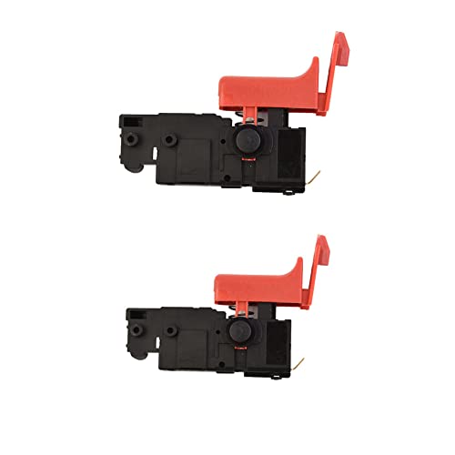 Ersatz-Schalter für Bosch, Wechselstrom, 220 V, für Bosch GBH2-26DE GBH2-26DFR GBH 2-26E, 2 Stück Ersatz-Schalter für Bosch, Wechselstrom, 220 V, für Bosch GBH2-26DE GBH2-26DFR GBH 2-26E, 2 Stück von Feegow