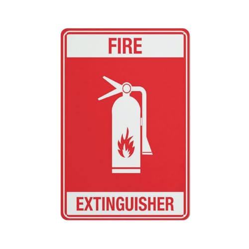 Feuerlöscher-Symbolschild, Warnaufkleber, Sicherheitsschild, Outdoor-Schild, 30,5 x 20,3 cm Feuerlöscher-Symbolschild, Warnaufkleber, Sicherheitsschild, Outdoor-Schild, 30,5 x 20,3 cm von Feehiget
