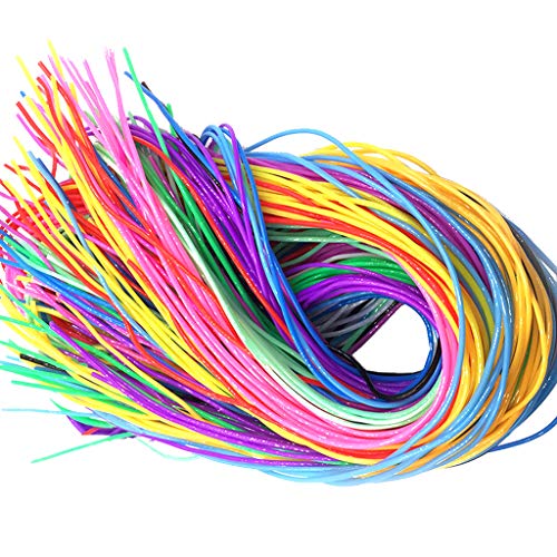 Feelairy 120 Stücke Scobydoo Bänder Neon, Plastic Braided Rope Scoubidou Bastel Seile in 12 Farben Plastik Band Streifen Knüpfbändern Schnur für Juwelen Schmuck Machen DIY Handwerk Feelairy 120 Stücke Scobydoo Bänder Neon, Plastic Braided Rope Scoubidou Bastel Seile in 12 Farben Plastik Band Streifen Knüpfbändern Schnur für Juwelen Schmuck Machen DIY Handwerk von Feelairy