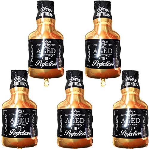 Feelairy Folienballon Sektflasche Weinflasche Deko, 5 Stück Riesen Luftballon Whiskey Flasche Helium Ballon Weinflaschen Ballons Bier Deko für Erwachsene Geburtstag Hochzeit Party Deko Feelairy Folienballon Sektflasche Weinflasche Deko, 5 Stück Riesen Luftballon Whiskey Flasche Helium Ballon Weinflaschen Ballons Bier Deko für Erwachsene Geburtstag Hochzeit Party Deko von Feelairy