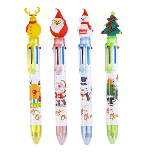 Feelhap 36 Stück Weihnachts Kugelschreiber, 6-in-1 Einziehbare Kugelschreiber Mehrfarbiger Kugelschreibe, Niedliche Weihnachtsstifte für Kinder Weihnachtsgeschenke für Kinder Weihnachten Schreibwaren Feelhap 36 Stück Weihnachts Kugelschreiber, 6-in-1 Einziehbare Kugelschreiber Mehrfarbiger Kugelschreibe, Niedliche Weihnachtsstifte für Kinder Weihnachtsgeschenke für Kinder Weihnachten Schreibwaren von Feelhap