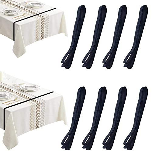 FeelingWarm Tischdeckenband, Tischspanngurte, Tischdecke für Tische im Freien, Schnur zum Festhalten von Tisch, Picknick, Camping, Hochzeit, Küche, Party, schwarz, 8 Stück FeelingWarm Tischdeckenband, Tischspanngurte, Tischdecke für Tische im Freien, Schnur zum Festhalten von Tisch, Picknick, Camping, Hochzeit, Küche, Party, schwarz, 8 Stück von FeelingWarm