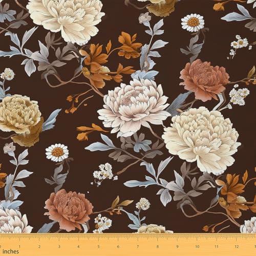 Feelyou Blumenstoff von The Yard 4,5 m, Blumenmuster, botanisch, dekorativ, wasserdicht, Outdoor-Stoff, Gänseblümchen, Pfingstrose, Polsterstoff für Stühle, Mode, Luxus, DIY, Reupolsterstoff Feelyou Blumenstoff von The Yard 4,5 m, Blumenmuster, botanisch, dekorativ, wasserdicht, Outdoor-Stoff, Gänseblümchen, Pfingstrose, Polsterstoff für Stühle, Mode, Luxus, DIY, Reupolsterstoff von Feelyou