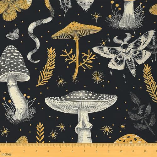 Feelyou Boho-Stoff von The Yard Kids 0,9 m Pilz Polsterstoff für Stühle Todesmotte Wasserdicht Outdoor Stoff Schlange Reupholstery Stoff Dekor Bohemian Feelyou Boho-Stoff von The Yard Kids 0,9 m Pilz Polsterstoff für Stühle Todesmotte Wasserdicht Outdoor Stoff Schlange Reupholstery Stoff Dekor Bohemian von Feelyou