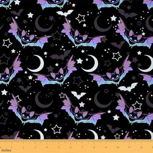 Feelyou Fledermausstoff von The Yard Kinder Happy Halloween Polsterstoff für Stühle für Teenager Boho Mond Stern Druck Wasserdicht Outdoor Stoff Horror Thema Reupholstery Stoff Dekor Raumdekor Feelyou Fledermausstoff von The Yard Kinder Happy Halloween Polsterstoff für Stühle für Teenager Boho Mond Stern Druck Wasserdicht Outdoor Stoff Horror Thema Reupholstery Stoff Dekor Raumdekor von Feelyou