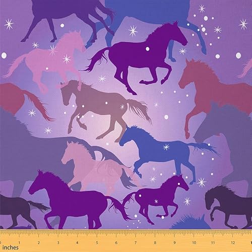 Feelyou Galaxie-Pferde-Stoff von The Yard, Dreamy Horses Universum Stars Polsterstoff für Stühle, Pferdeliebhaber Weltraum Dekostoff für Polster und Heimwerker-Projekte, 1 Yard, lila blau Feelyou Galaxie-Pferde-Stoff von The Yard, Dreamy Horses Universum Stars Polsterstoff für Stühle, Pferdeliebhaber Weltraum Dekostoff für Polster und Heimwerker-Projekte, 1 Yard, lila blau von Feelyou