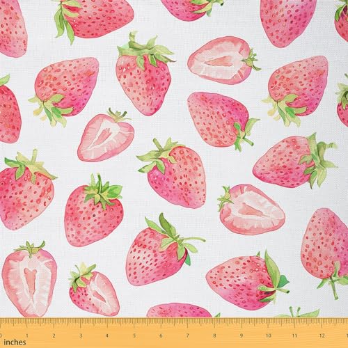 Feelyou Kinder-Polsterstoff für Stühle, ca. 2,7 m, niedlicher Stoff im Kawaii-Stil, Obstdekorativ, wasserdicht, für den Außenbereich, Sommerstoff Feelyou Kinder-Polsterstoff für Stühle, ca. 2,7 m, niedlicher Stoff im Kawaii-Stil, Obstdekorativ, wasserdicht, für den Außenbereich, Sommerstoff von Feelyou