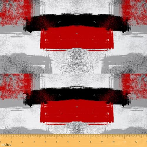 Feelyou Rot Schwarz Grau Weiß Stoff Meterware für abstrakte Polsterstoff für Stühle 91 cm Ombre Modern Wasserdicht Outdoor Stoff Büffel Karo Reupholstery Stoff Dekor Feelyou Rot Schwarz Grau Weiß Stoff Meterware für abstrakte Polsterstoff für Stühle 91 cm Ombre Modern Wasserdicht Outdoor Stoff Büffel Karo Reupholstery Stoff Dekor von Feelyou