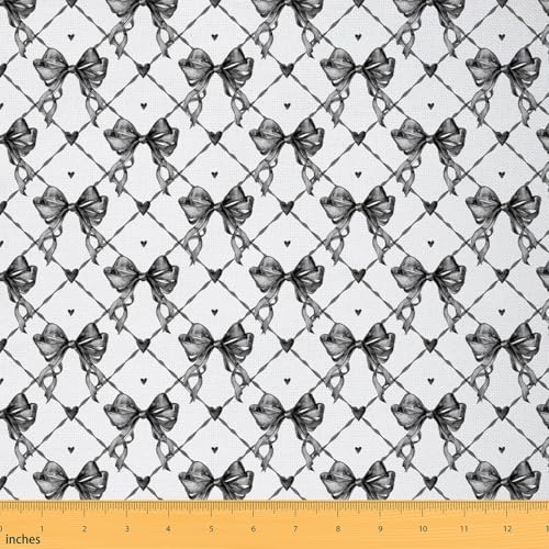 Feelyou Schleifenstoff von The Yard für Mädchen, wasserdicht, Outdoor-Stoff für Stühle, Mädchen, Teenager, Dekoration, niedliche Schleife, Polsterstoff für Stühle, Kawaii, schwarz, Polsterstoff Feelyou Schleifenstoff von The Yard für Mädchen, wasserdicht, Outdoor-Stoff für Stühle, Mädchen, Teenager, Dekoration, niedliche Schleife, Polsterstoff für Stühle, Kawaii, schwarz, Polsterstoff von Feelyou