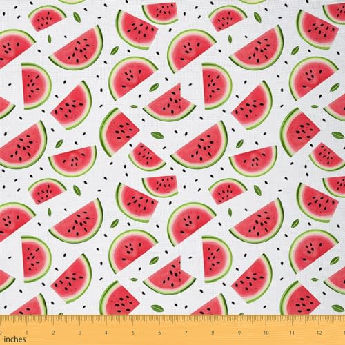 Feelyou Wassermelonenstoff von The Yard 2,7 m, frisches Obst, dekorativ, wasserdicht, Outdoor-Stoff für Kinder, Teenager, Erwachsene, Sommer, Polsterstoff für Stühle, leckeres Obst, Outdoor-Stoff Feelyou Wassermelonenstoff von The Yard 2,7 m, frisches Obst, dekorativ, wasserdicht, Outdoor-Stoff für Kinder, Teenager, Erwachsene, Sommer, Polsterstoff für Stühle, leckeres Obst, Outdoor-Stoff von Feelyou