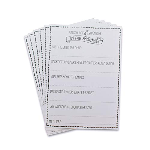 FEENSTAUB 30 Gästebuchkarten für die Hochzeit, Fragen an Hochzeitsgäste zum Ausfüllen & Einkleben in Album, Hochzeitswünsche für das Brautpaar, Hochzeit Spiele für Gäste, Gästekarten Banner FEENSTAUB 30 Gästebuchkarten für die Hochzeit, Fragen an Hochzeitsgäste zum Ausfüllen & Einkleben in Album, Hochzeitswünsche für das Brautpaar, Hochzeit Spiele für Gäste, Gästekarten Banner von Feenstaub
