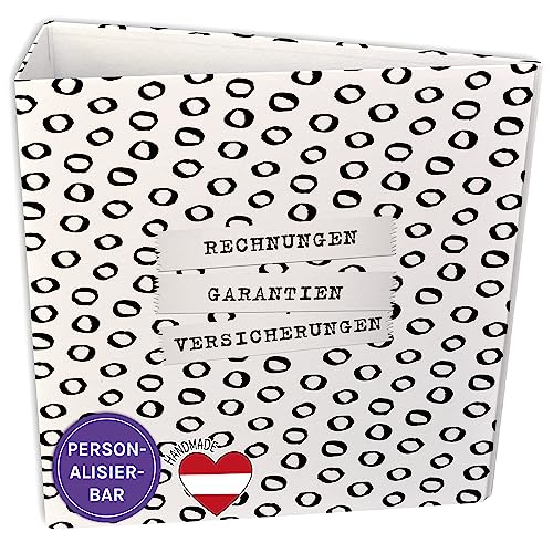 FEENSTAUB Ordner A4, personalisierte Mappe, bunte Aktenordner Register, Ordner für wichtige Dokumente, Rezeptordner a4, Portfolio Mappe, Urkunden Ordner, Binder, Motivmappe Kringel FEENSTAUB Ordner A4, personalisierte Mappe, bunte Aktenordner Register, Ordner für wichtige Dokumente, Rezeptordner a4, Portfolio Mappe, Urkunden Ordner, Binder, Motivmappe Kringel von Feenstaub