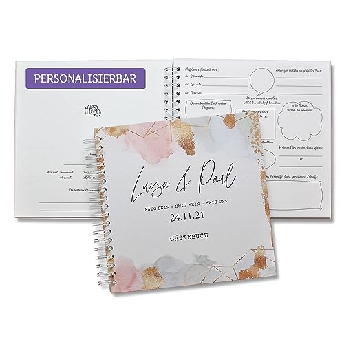 Feenstaub Gästebuch Hochzeit mit Fragen zum Ausfüllen, Hochzeitsgästebuch personalisiert, Hochzeit Gästebuch, Goldy, personalisiertes Hochzeitsbuch, Vorgedruckte Fragen für Gäste, Gästebuch Fragen Feenstaub Gästebuch Hochzeit mit Fragen zum Ausfüllen, Hochzeitsgästebuch personalisiert, Hochzeit Gästebuch, Goldy, personalisiertes Hochzeitsbuch, Vorgedruckte Fragen für Gäste, Gästebuch Fragen von Feenstaub