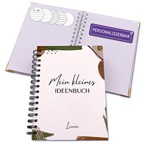 Feenstaub Notizbuch a5, Notizbuch personalisiert [Handmade] Tagebuch, bullet journal, journal buch, Ringbuch a5 [made in Austria], Notizbuch a5 kariert, Notizbuch a5 liniert dotted von Feenstaub