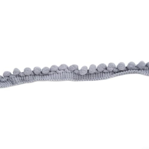Spitzenband, 20 Meter dekoratives Material für Nähprojekte, ideale Wahl für alle Kreativen (Grau) von Feeshoppher