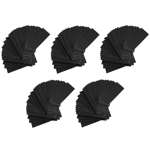 Feeuid 120 Stück Schaumstoffband für Tastatur, Klebeband aus Schaumstoff, rutschfest, aus schwarzem Schaumstoff, für Mini-Tastaturen von Feeuid