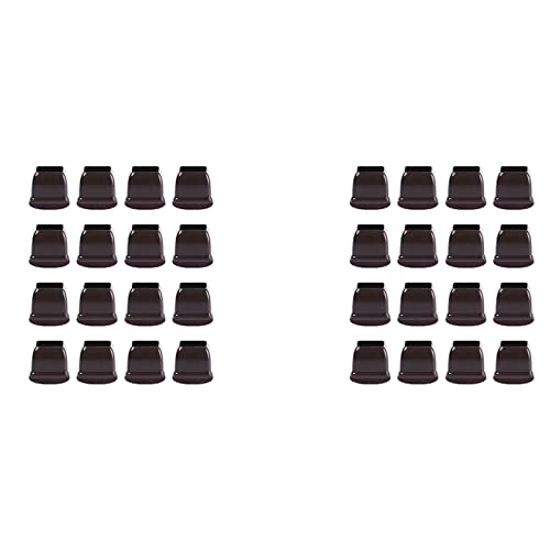 Feeuid 32 Stück Stuhlbeinschoner aus Silikon, quadratische Stuhlbeinkappen mit Filz umwickelt, Passform: 0,75-1,0 Zoll Feeuid 32 Stück Stuhlbeinschoner aus Silikon, quadratische Stuhlbeinkappen mit Filz umwickelt, Passform: 0,75-1,0 Zoll von Feeuid