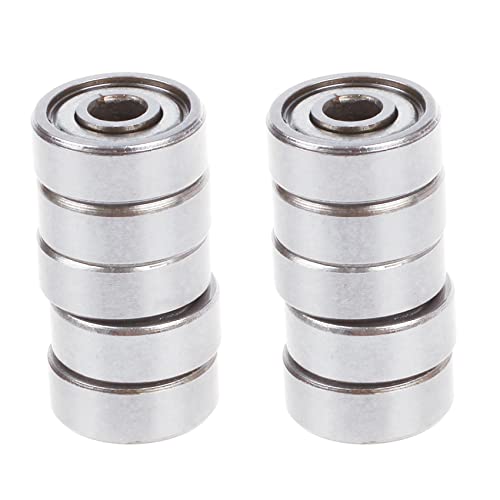 Feeuid 4 x 13 x 5 mm abgeschirmte Micro Mini Kugellager für kleine Räder 624Z 10 Stück Feeuid 4 x 13 x 5 mm abgeschirmte Micro Mini Kugellager für kleine Räder 624Z 10 Stück von Feeuid
