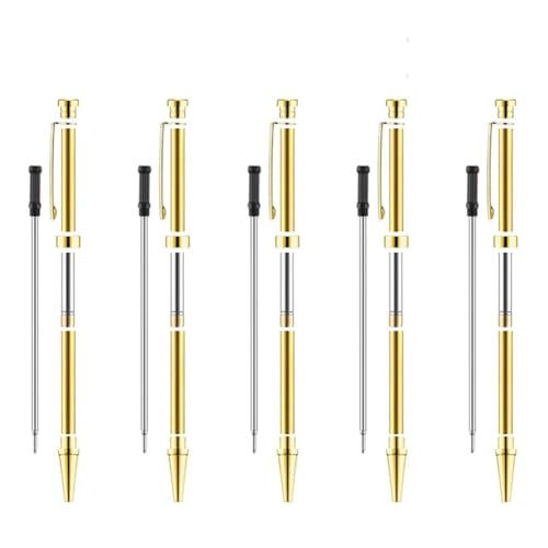Fegtrtyoa 5 PCs Slimline Pen Kits für Holzverdrehung 7mm Twist Kit mit Nachfüllung, Ideal für DIY -Geschenke Gold Fegtrtyoa 5 PCs Slimline Pen Kits für Holzverdrehung 7mm Twist Kit mit Nachfüllung, Ideal für DIY -Geschenke Gold von Fegtrtyoa