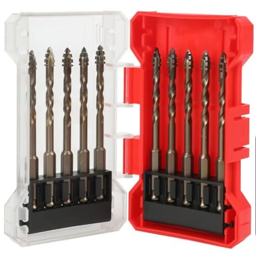 Fegtrtyoa Mauerbohrer-Set 10PCS Vierkant-Exzenterbohrer für Glas, Metall, Ziegel, Fliesen, Beton, Kunststoff und Fegtrtyoa Mauerbohrer-Set 10PCS Vierkant-Exzenterbohrer für Glas, Metall, Ziegel, Fliesen, Beton, Kunststoff und von Fegtrtyoa