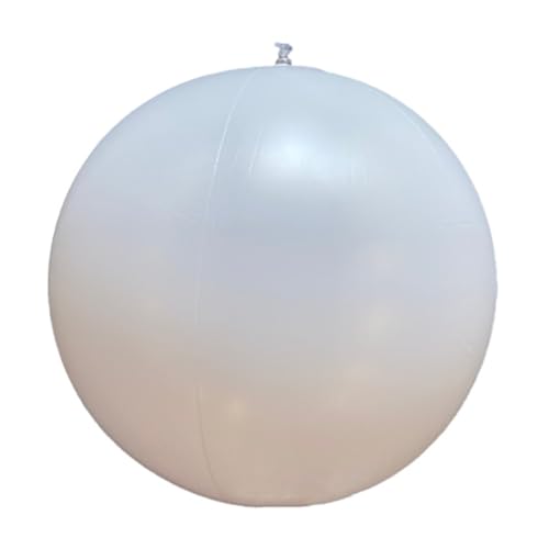 Fehploh Leuchtender LED-Ballon für den Garten, mit Fernbedienung, Schwimmbad, leuchtender, aufblasbarer Luftballon, 16 Farben, aufblasbarer Strandballon, Party, Urlaub, Heimdekoration (60 cm) von Fehploh