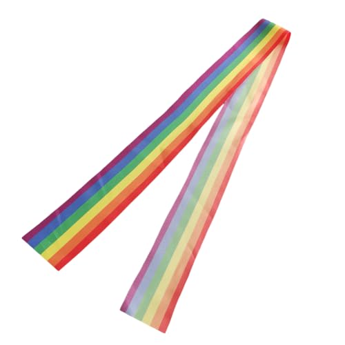 Fehploh Regenbogen-Bänder, UV-beständig, LGBT-Bänder, buntes Regenbogenband für Festivals, Partys, Geburtstage, Hochzeiten, Dekoration, 5 Stück von Fehploh