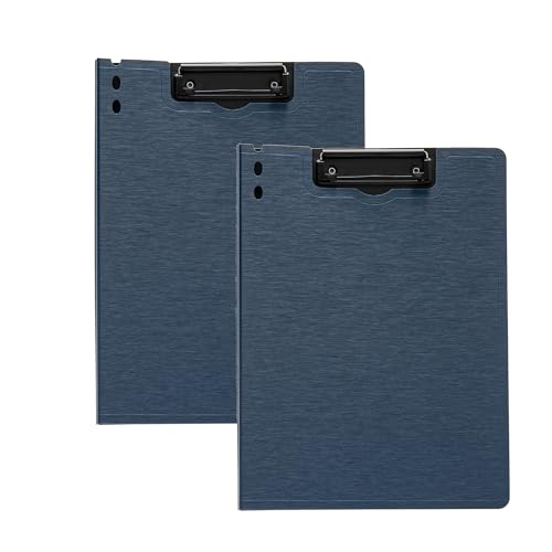 Fei Bi Faltbares Klemmbrett, stilvolle farbige Klemmbrettordner, perfekt zum Organisieren von Akten, geeignet für Büros, medizinische Bereiche, Schulen, 2 Stück (4 Farben) von Fei Bi