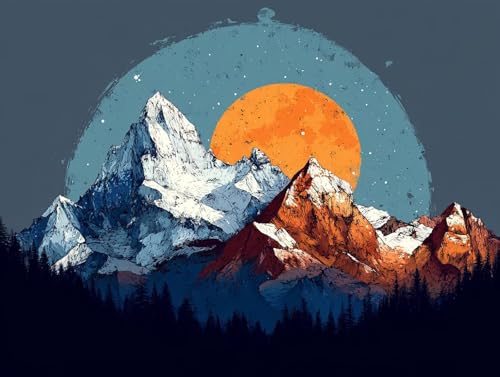 Diamond Painting Berg Diamant Painting Bilder Erwachsene Abstrakt Diamant Malere Set, DIY 5D Stickerei Kreuzstich Mosaikherstellung Basteln für Deko Wohnzimmer,Geschenke für Frauen 100x75 cm F0-809 Diamond Painting Berg Diamant Painting Bilder Erwachsene Abstrakt Diamant Malere Set, DIY 5D Stickerei Kreuzstich Mosaikherstellung Basteln für Deko Wohnzimmer,Geschenke für Frauen 100x75 cm F0-809 von FeiPride