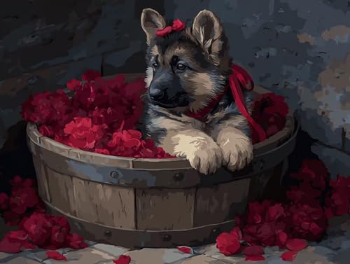 Diamond Painting Blume Diamant Painting Bilder Erwachsene Hund Diamant Malere, DIY 5D Strass Stickerei Kreuzstich Mosaikherstellung Basteln für Deko Wohnzimmer, Geschenke für Frauen 100x75 cm F0-789 Diamond Painting Blume Diamant Painting Bilder Erwachsene Hund Diamant Malere, DIY 5D Strass Stickerei Kreuzstich Mosaikherstellung Basteln für Deko Wohnzimmer, Geschenke für Frauen 100x75 cm F0-789 von FeiPride