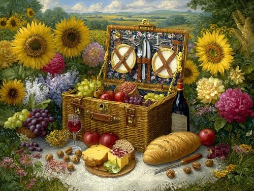 Diamond Painting Brot Diamant Painting Bilder Erwachsene Wein Diamant Malere, DIY 5D Strass Stickerei Kreuzstich Mosaikherstellung Basteln für Deko Wohnzimmer, Geschenke für Frauen 80x60 cm F0-677 Diamond Painting Brot Diamant Painting Bilder Erwachsene Wein Diamant Malere, DIY 5D Strass Stickerei Kreuzstich Mosaikherstellung Basteln für Deko Wohnzimmer, Geschenke für Frauen 80x60 cm F0-677 von FeiPride