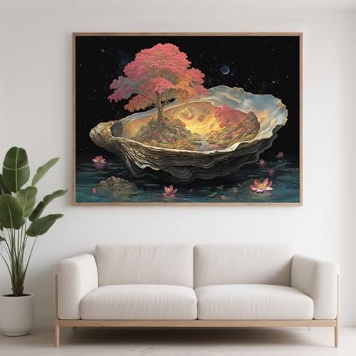 Diamond Painting Erwachsene Baum Diamant Painting Bilder Landschaft, 5D Diamond Art Basteln Mädchen 8 Jahre, DIY Crystal Stickerei Kreuzstich Diamant Malere für Zimmer Deko Geschenke 70x50 cm F0-664 Diamond Painting Erwachsene Baum Diamant Painting Bilder Landschaft, 5D Diamond Art Basteln Mädchen 8 Jahre, DIY Crystal Stickerei Kreuzstich Diamant Malere für Zimmer Deko Geschenke 70x50 cm F0-664 von FeiPride