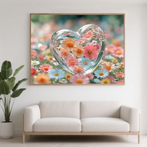 Diamond Painting Erwachsene Blume Diamant Painting Bilder Landschaft, 5D Diamond Art Basteln Mädchen 8 Jahre, DIY Stickerei Kreuzstich Diamant Malere Set für Zimmer Deko Geschenke 100x75 cm F0-804 Diamond Painting Erwachsene Blume Diamant Painting Bilder Landschaft, 5D Diamond Art Basteln Mädchen 8 Jahre, DIY Stickerei Kreuzstich Diamant Malere Set für Zimmer Deko Geschenke 100x75 cm F0-804 von FeiPride