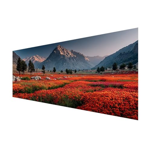Diamond Painting Erwachsene Groß XXL 120x60 cm, Diamant Painting Bilder Landschaft, 5D Diamond Art Berg Bastelset Erwachsene, DIY Full Drill Eckige Steine Diamant Malerei Set für Deko Wohnzimmer T-3 von FeiPride