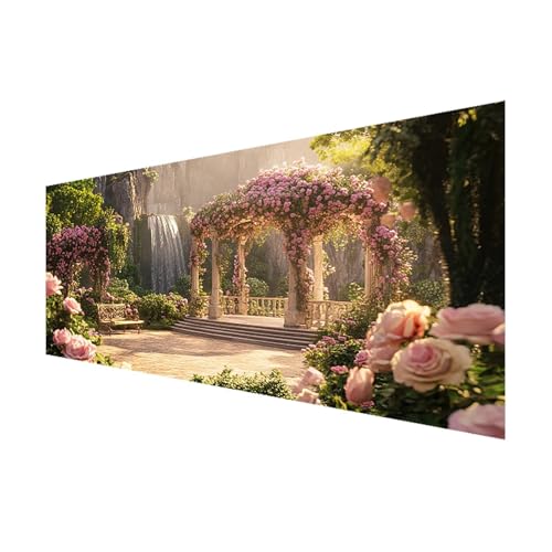 Diamond Painting Erwachsene Groß XXL 200x100 cm, Diamant Painting Bilder Garten, 5D Diamond Art Blume Bastelset Erwachsene, DIY Full Drill Eckige Steine Diamant Malerei Set für Deko Wohnzimmer Z-5 Diamond Painting Erwachsene Groß XXL 200x100 cm, Diamant Painting Bilder Garten, 5D Diamond Art Blume Bastelset Erwachsene, DIY Full Drill Eckige Steine Diamant Malerei Set für Deko Wohnzimmer Z-5 von FeiPride