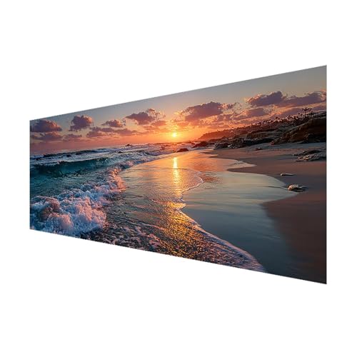 Diamond Painting Erwachsene Groß XXL 60x30 cm, Diamant Painting Bilder Sonnenuntergang, 5D Diamond Art Meer Bastelset Erwachsene, DIY Full Eckige Steine Diamant Malerei Set für Deko Wohnzimmer L-3 Diamond Painting Erwachsene Groß XXL 60x30 cm, Diamant Painting Bilder Sonnenuntergang, 5D Diamond Art Meer Bastelset Erwachsene, DIY Full Eckige Steine Diamant Malerei Set für Deko Wohnzimmer L-3 von FeiPride