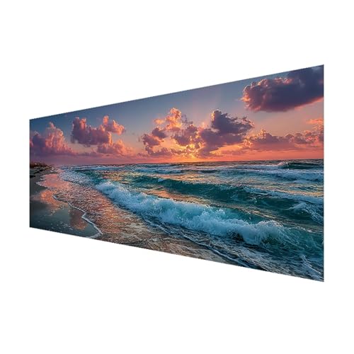 Diamond Painting Erwachsene Groß XXL 80x40 cm, Diamant Painting Bilder Meer, 5D Diamond Art Landschaft Bastelset Erwachsene, DIY Full Drill Eckige Steine Diamant Malerei Set für Deko Wohnzimmer U-3 Diamond Painting Erwachsene Groß XXL 80x40 cm, Diamant Painting Bilder Meer, 5D Diamond Art Landschaft Bastelset Erwachsene, DIY Full Drill Eckige Steine Diamant Malerei Set für Deko Wohnzimmer U-3 von FeiPride