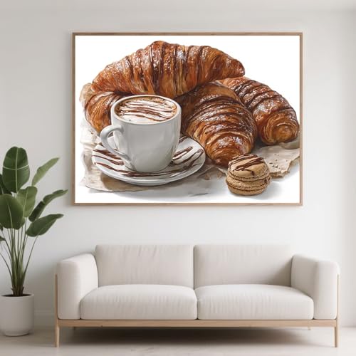 Diamond Painting Erwachsene Kaffee Diamant Painting Bilder Brot, 5D Diamond Art Basteln Mädchen 8 Jahre, DIY Crystal Stickerei Kreuzstich Diamant Malere für Zimmer Deko Geschenke 100x75 cm F0-808 Diamond Painting Erwachsene Kaffee Diamant Painting Bilder Brot, 5D Diamond Art Basteln Mädchen 8 Jahre, DIY Crystal Stickerei Kreuzstich Diamant Malere für Zimmer Deko Geschenke 100x75 cm F0-808 von FeiPride