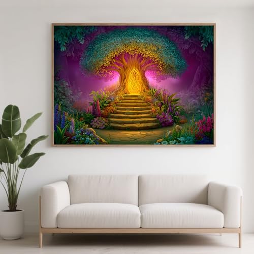 Diamond Painting Erwachsene Landschaft Diamant Painting Bilder Baum, 5D Diamond Art Basteln Mädchen 8 Jahre, DIY Crystal Stickerei Kreuzstich Diamant Malere für Zimmer Deko Geschenke 80x60 cm F0-672 Diamond Painting Erwachsene Landschaft Diamant Painting Bilder Baum, 5D Diamond Art Basteln Mädchen 8 Jahre, DIY Crystal Stickerei Kreuzstich Diamant Malere für Zimmer Deko Geschenke 80x60 cm F0-672 von FeiPride