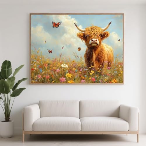 Diamond Painting Erwachsene Schmetterling Diamant Painting Bilder Kuh, 5D Diamond Art Basteln Mädchen 8 Jahre, DIY Stickerei Kreuzstich Diamant Malere Set für Zimmer Deko Geschenke 50x40 cm F0-396 Diamond Painting Erwachsene Schmetterling Diamant Painting Bilder Kuh, 5D Diamond Art Basteln Mädchen 8 Jahre, DIY Stickerei Kreuzstich Diamant Malere Set für Zimmer Deko Geschenke 50x40 cm F0-396 von FeiPride
