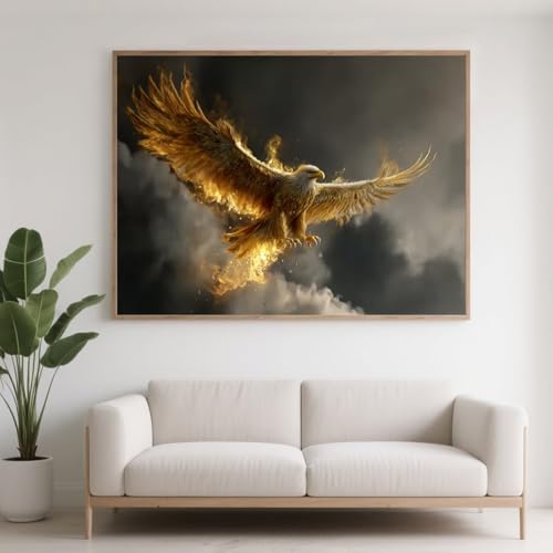 Diamond Painting Erwachsene Tier Diamant Painting Bilder Adler, 5D Diamond Art Basteln Mädchen 8 Jahre, DIY Stickerei Kreuzstich Diamant Malere für Zimmer Deko, Geschenke für Frauen 60x45 cm F0-652 Diamond Painting Erwachsene Tier Diamant Painting Bilder Adler, 5D Diamond Art Basteln Mädchen 8 Jahre, DIY Stickerei Kreuzstich Diamant Malere für Zimmer Deko, Geschenke für Frauen 60x45 cm F0-652 von FeiPride