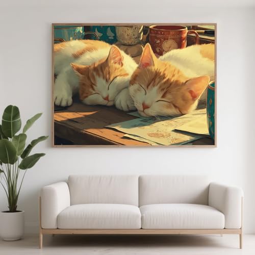 Diamond Painting Erwachsene Tier Diamant Painting Bilder Katze, 5D Diamond Art Basteln Mädchen 8 Jahre, DIY Stickerei Kreuzstich Diamant Malere für Zimmer Deko, Geschenke für Frauen 100x75 cm F0-788 Diamond Painting Erwachsene Tier Diamant Painting Bilder Katze, 5D Diamond Art Basteln Mädchen 8 Jahre, DIY Stickerei Kreuzstich Diamant Malere für Zimmer Deko, Geschenke für Frauen 100x75 cm F0-788 von FeiPride