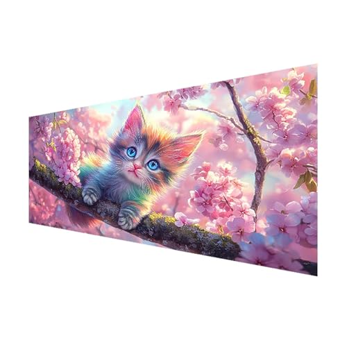 Diamond Painting Katze Diamant Painting Bilder Erwachsene Blume, 5D Diamond Art Eckige Steine, DIY Full Drill Kristall Stickerei Mosaikherstellung Bastelset Erwachsene für Zimmer Deko 200x100 cm E-2 Diamond Painting Katze Diamant Painting Bilder Erwachsene Blume, 5D Diamond Art Eckige Steine, DIY Full Drill Kristall Stickerei Mosaikherstellung Bastelset Erwachsene für Zimmer Deko 200x100 cm E-2 von FeiPride