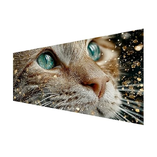 Diamond Painting Katze Diamant Painting Bilder Erwachsene Tier, 5D Diamond Art Eckige Steine, DIY Full Drill Kristall Stickerei Mosaikherstellung Bastelset Erwachsene für Zimmer Deko 200x100 cm Z-0 Diamond Painting Katze Diamant Painting Bilder Erwachsene Tier, 5D Diamond Art Eckige Steine, DIY Full Drill Kristall Stickerei Mosaikherstellung Bastelset Erwachsene für Zimmer Deko 200x100 cm Z-0 von FeiPride