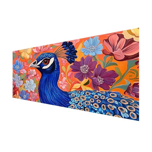 Diamond Painting Pfau Diamant Painting Bilder Erwachsene Tier, 5D Diamond Art Eckige Steine, DIY Full Drill Kristall Stickerei Mosaikherstellung Bastelset Erwachsene für Zimmer Deko 200x100 cm B-4 Diamond Painting Pfau Diamant Painting Bilder Erwachsene Tier, 5D Diamond Art Eckige Steine, DIY Full Drill Kristall Stickerei Mosaikherstellung Bastelset Erwachsene für Zimmer Deko 200x100 cm B-4 von FeiPride