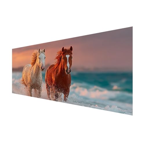 Diamond Painting Tier Diamant Painting Bilder Erwachsene Pferd, 5D Diamond Art Eckige Steine, DIY Full Drill Kristall Stickerei Mosaikherstellung Bastelset Erwachsene für Zimmer Deko 200x100 cm J-6 Diamond Painting Tier Diamant Painting Bilder Erwachsene Pferd, 5D Diamond Art Eckige Steine, DIY Full Drill Kristall Stickerei Mosaikherstellung Bastelset Erwachsene für Zimmer Deko 200x100 cm J-6 von FeiPride