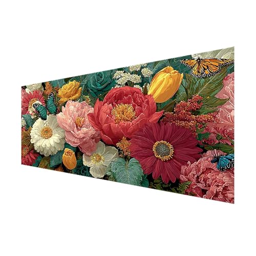 Farbe Diamond Painting XXL 160x80 cm, Diamant Painting Bilder Erwachsene Blume, DIY 5D Eckige Steine Basteln Mädchen 8 Jahre, Diamant Malerei Strass Stickerei Kunst Set für Zimmer Deko Geschenke R-3 Farbe Diamond Painting XXL 160x80 cm, Diamant Painting Bilder Erwachsene Blume, DIY 5D Eckige Steine Basteln Mädchen 8 Jahre, Diamant Malerei Strass Stickerei Kunst Set für Zimmer Deko Geschenke R-3 von FeiPride